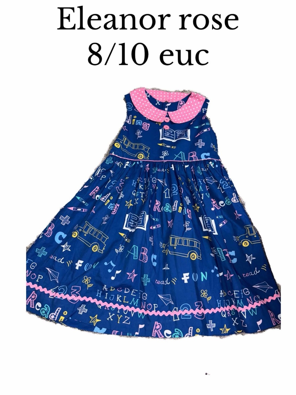 Eleanor rose 8-10 school dress